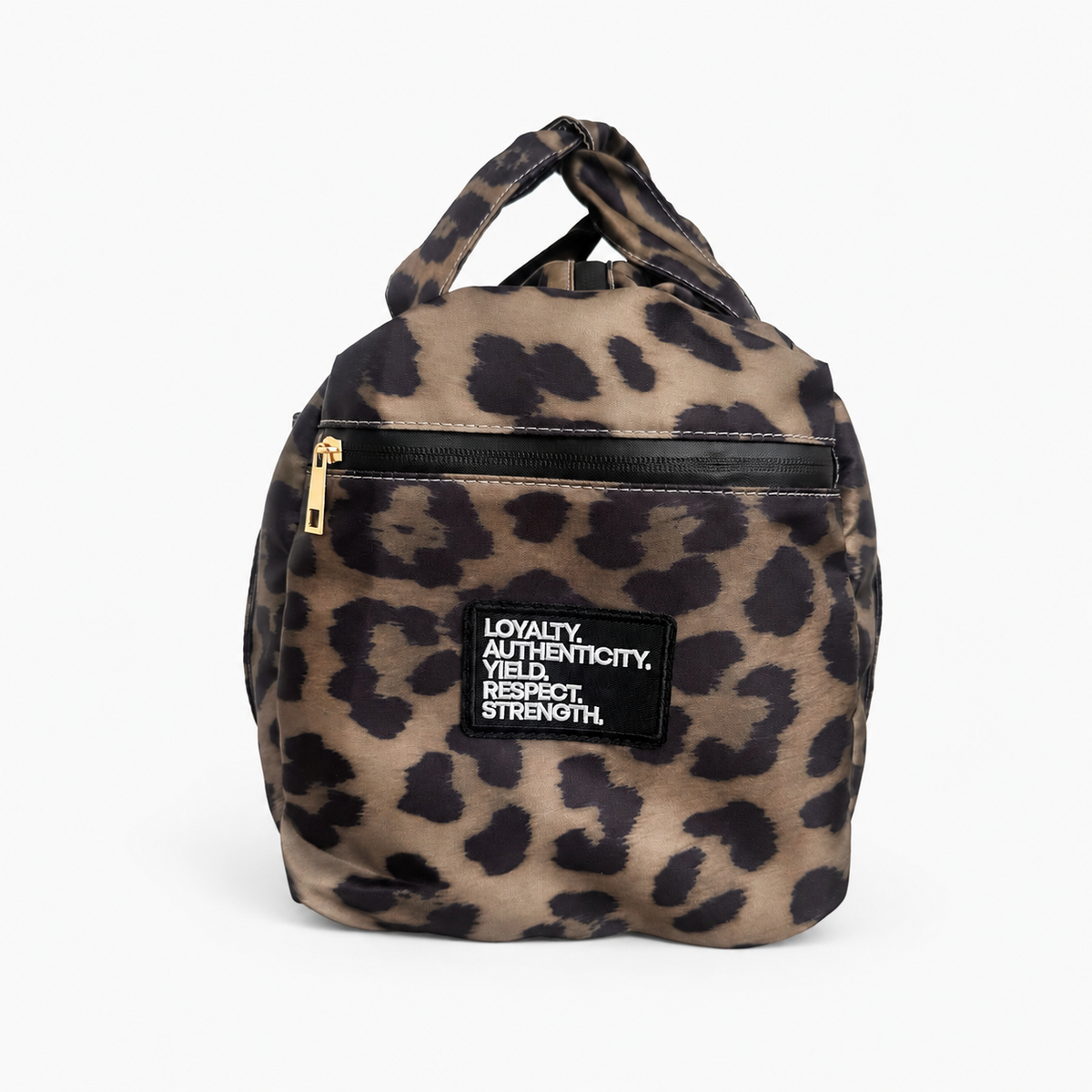 the ANYWHERE DUFFLE in OG LEOPARD