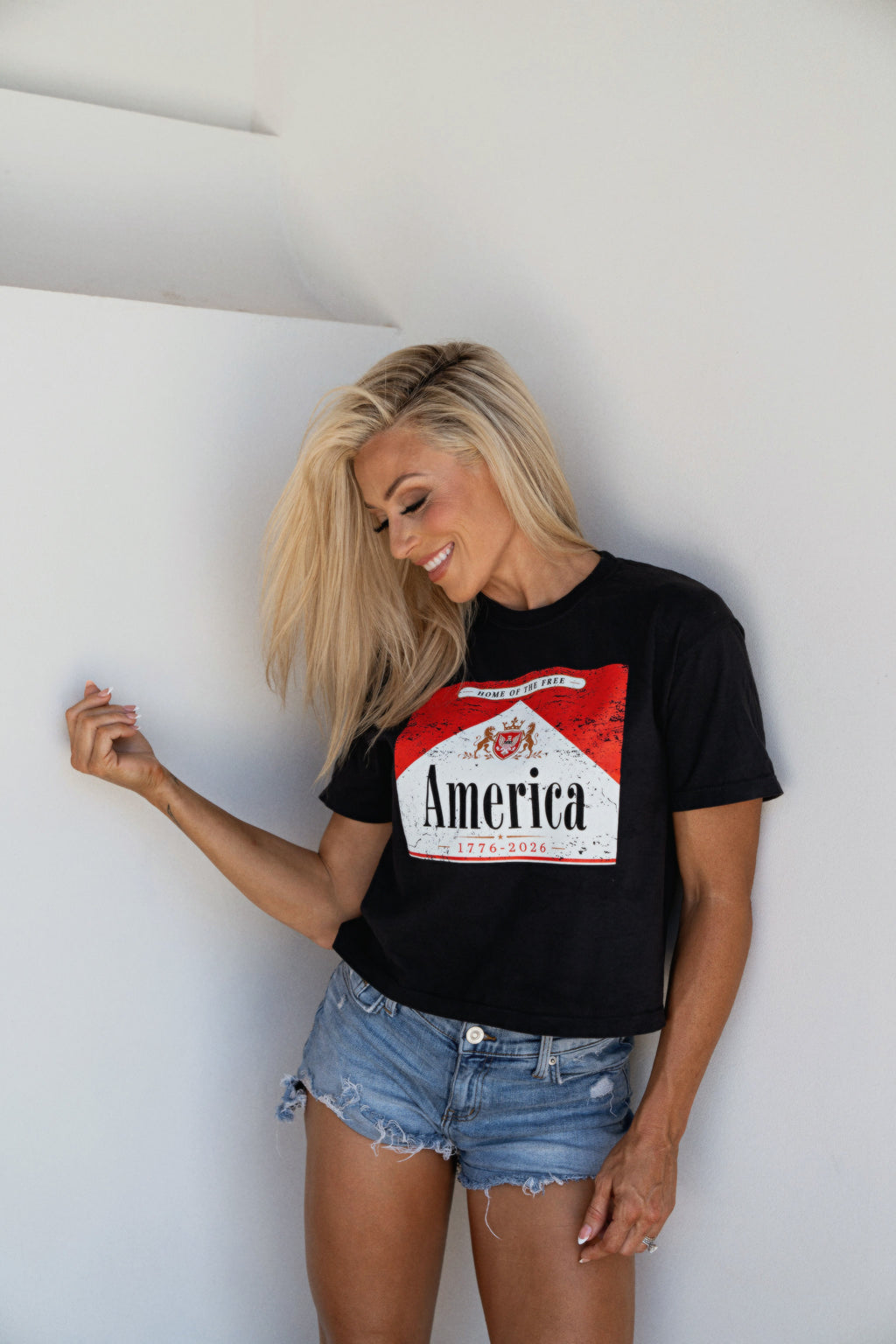 BOXY TEE: America