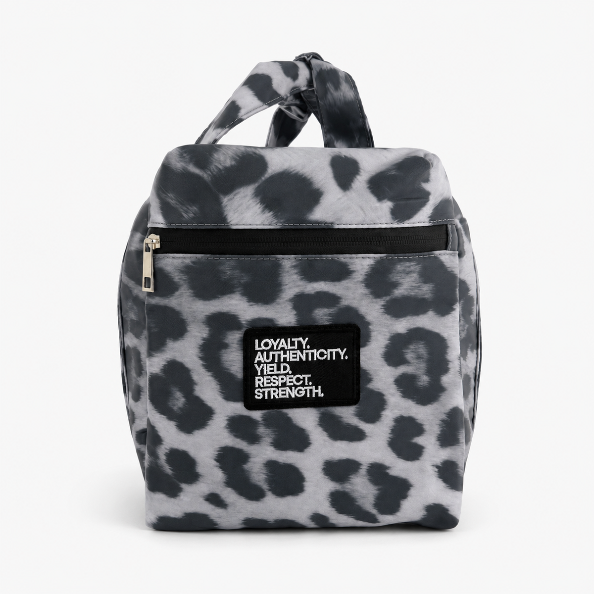 the ANYWHERE DUFFLE in SNOW LEOPARD