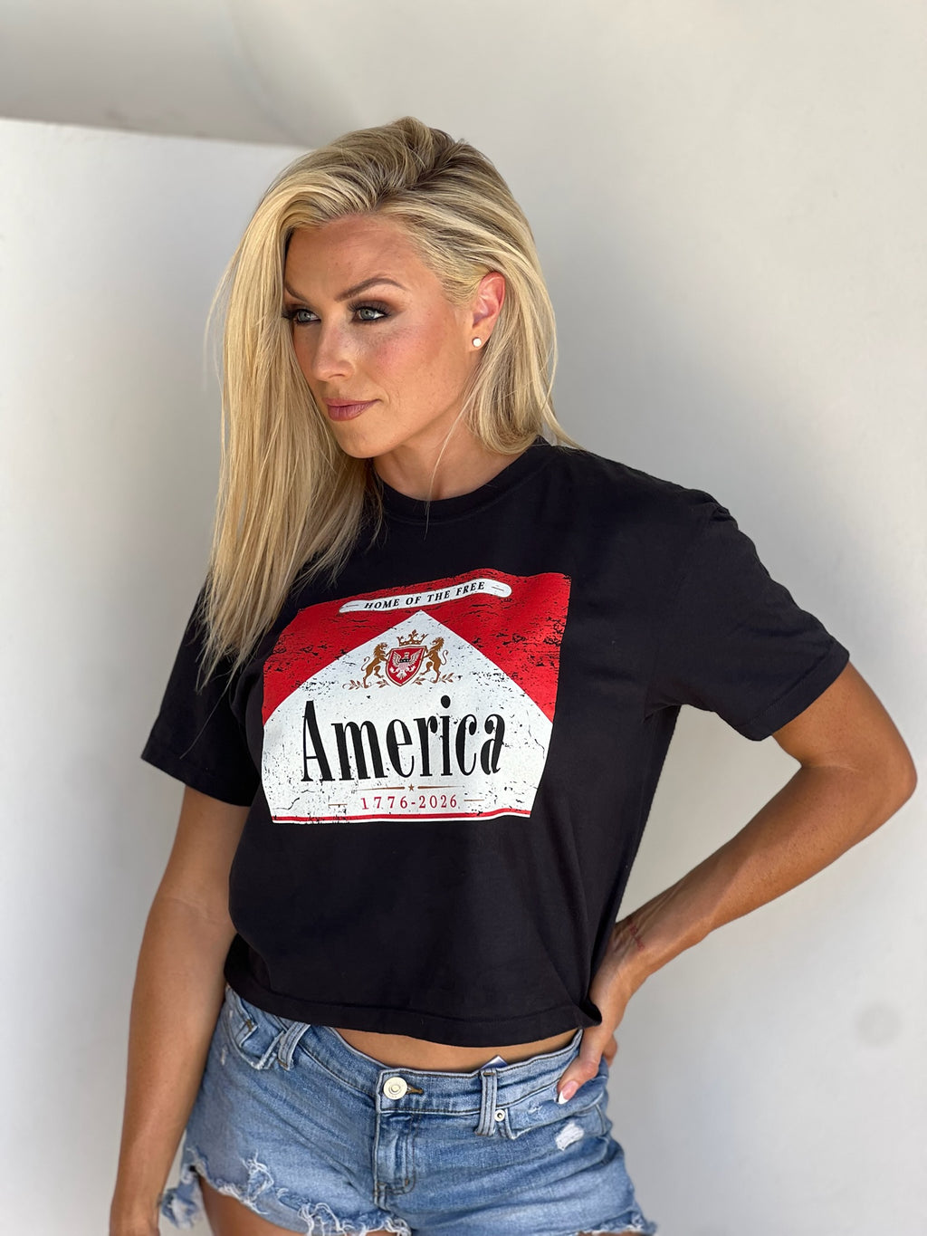 BOXY TEE: America