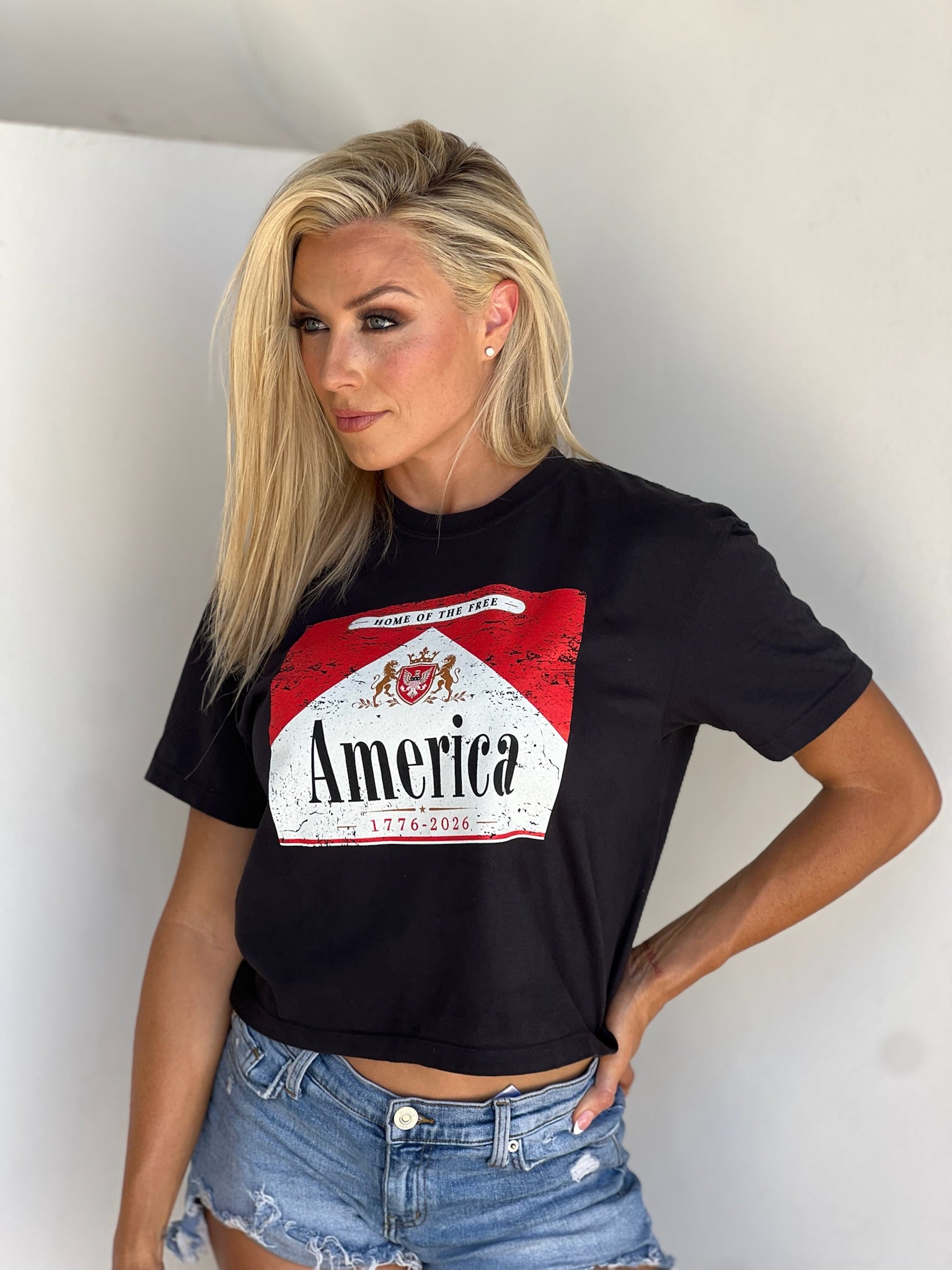 BOXY TEE: America
