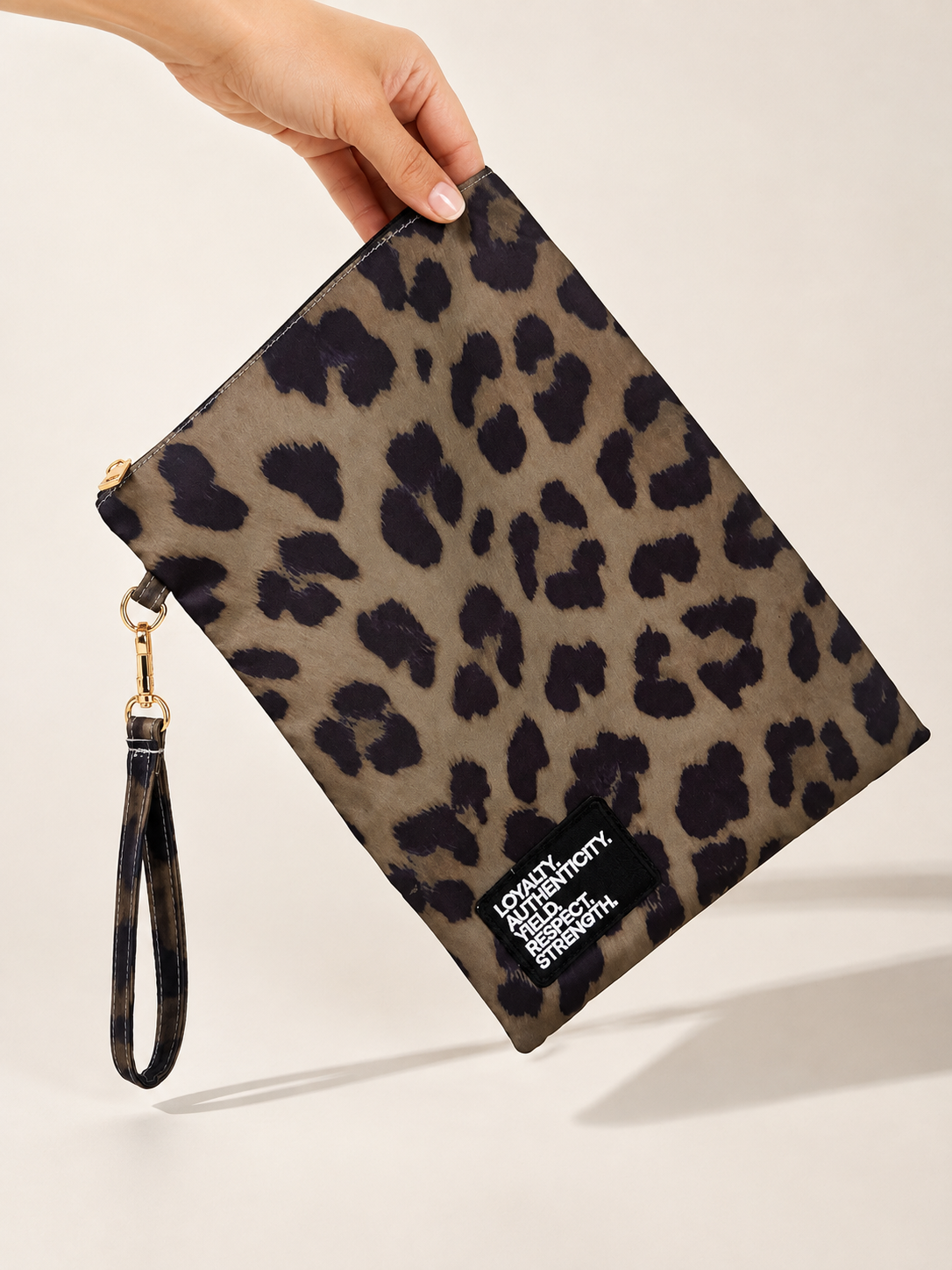 the ANYWHERE DUFFLE in OG LEOPARD