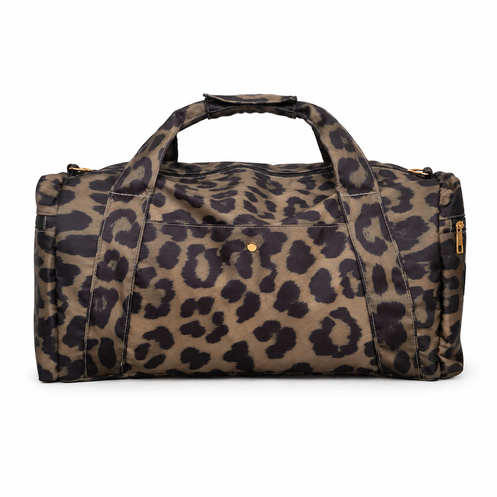 the ANYWHERE DUFFLE in OG LEOPARD