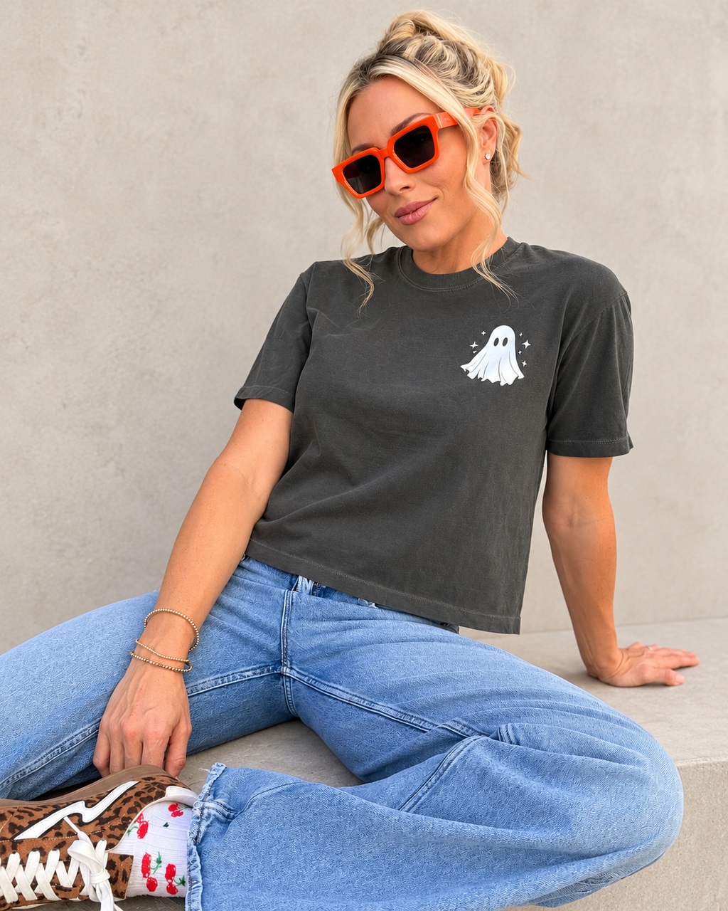 BOXY TEE: GHOSTING PINCHE PUTAS