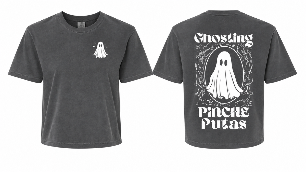 BOXY TEE: GHOSTING PINCHE PUTAS