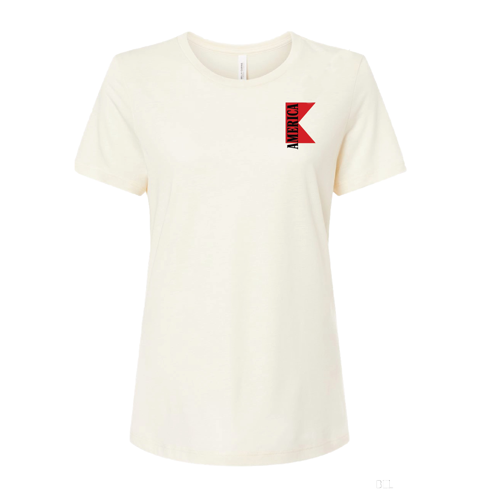 RELAXED TEE: AMERICA COWGIRL