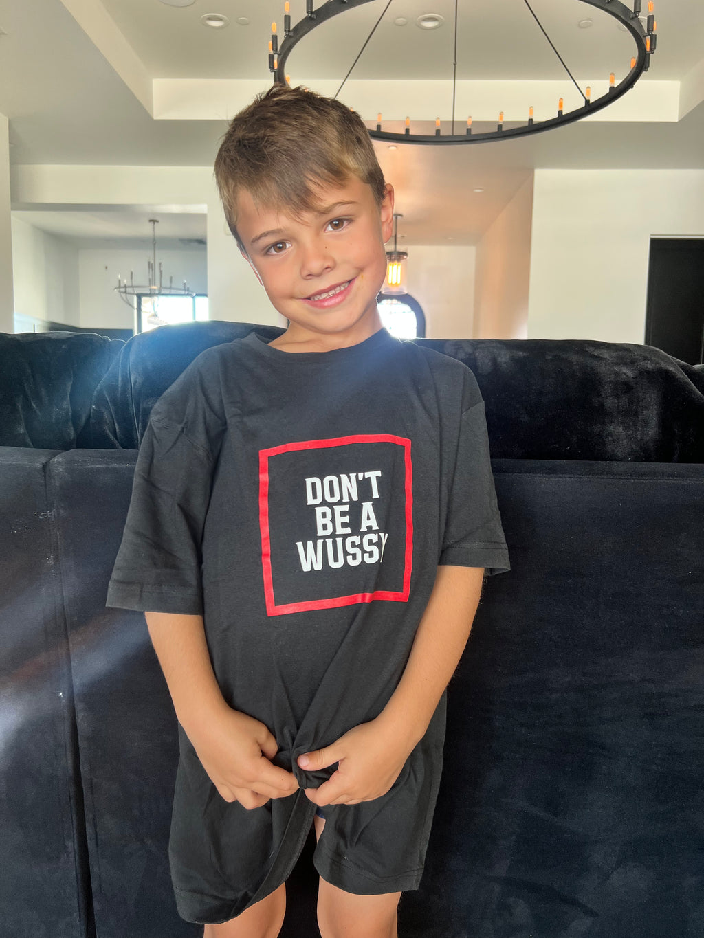 DONT BE A WUSSY youth tee