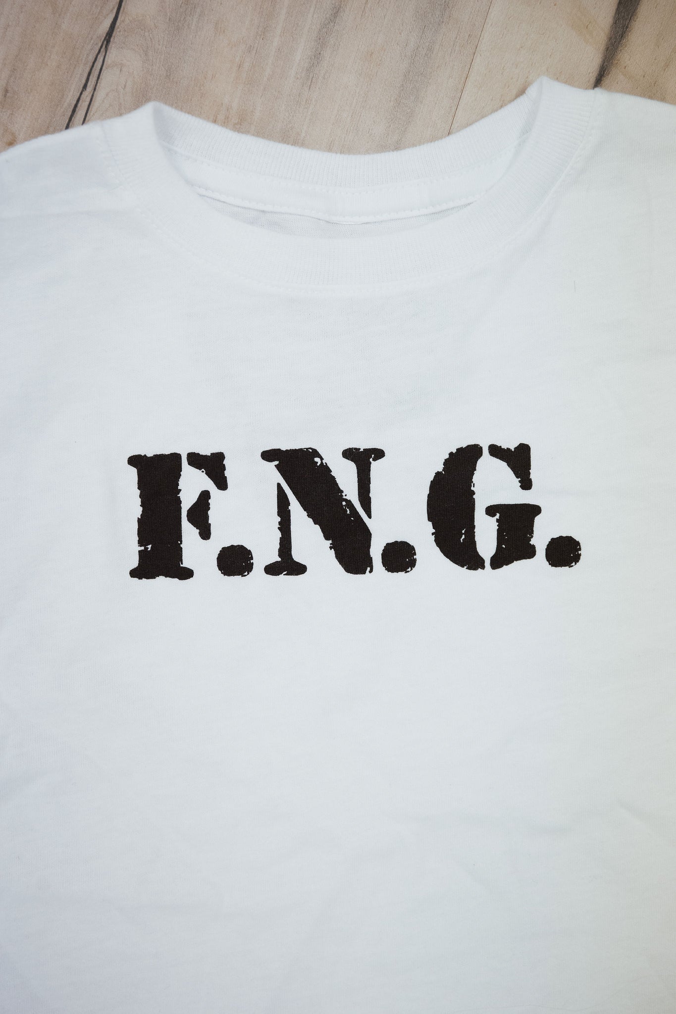 FNG white tee