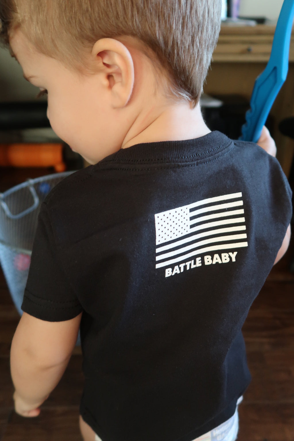 DONT BE A WUSSY baby-toddler tee