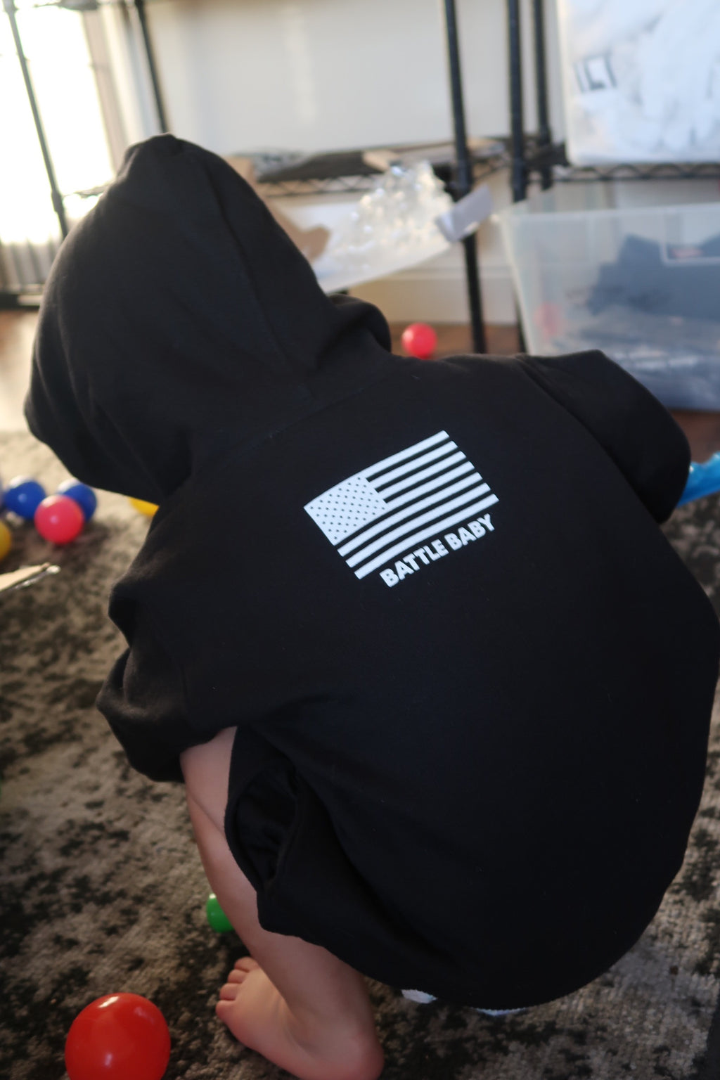 DONT BE A WUSSY toddler hoodie